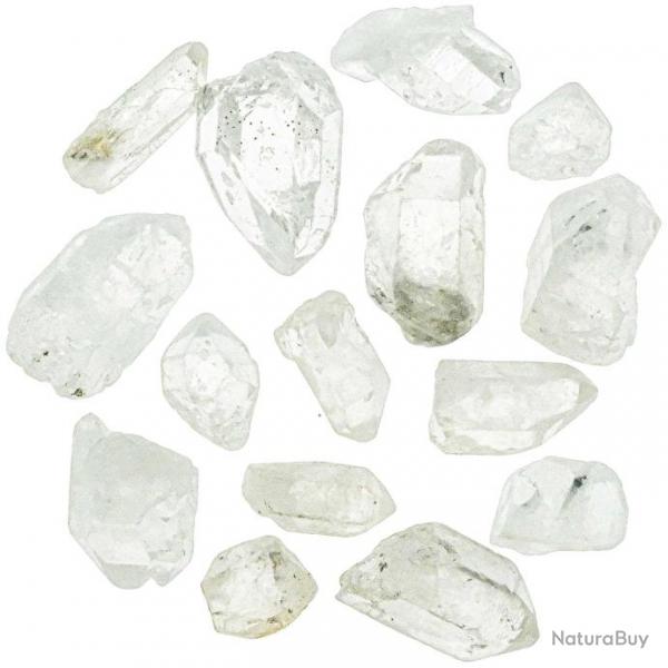 Pointes brutes de cristal de roche - 4  6 cm - 200 grammes