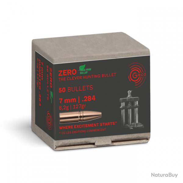 Ogives Geco Zero - 7 mm - Par 3