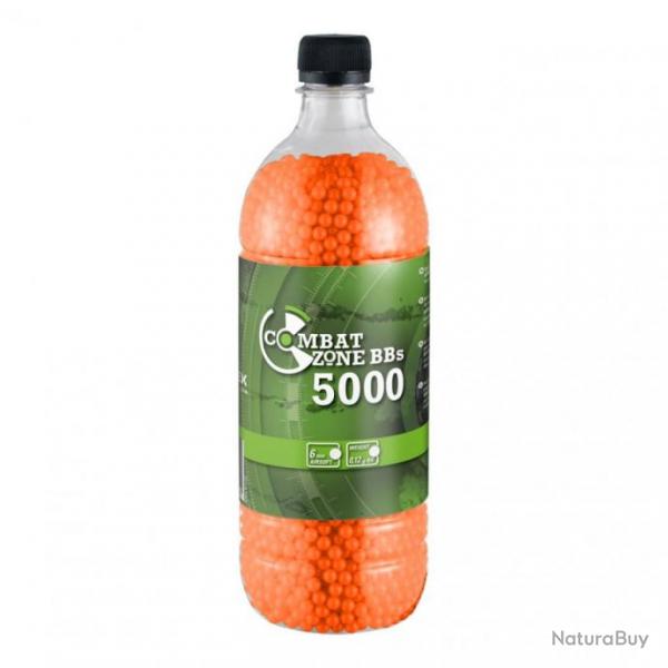 Billes en bouteille Combat Zone Cal.6 mm x5000 Orange - Orange