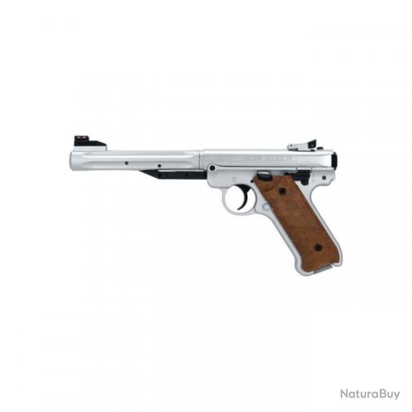 Pistolet Ruger Mark IV en inox 4,5 mm - 4,5 mm