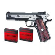 Pistolet Militaire COLT SPECIAL COMBAT / Cal 4.5 Billes Acier + 10 capsules  de Co2 - Pistolets CO2 (1879232)