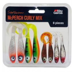 Leurre Souple Abu Garcia Mcperch Curly Mix (X8) Assortis