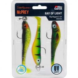 Leurre Souple Abu Garcia Mcprey 10G Rigged 3-Pack Ray Of Light Assortis