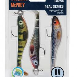 Leurre Souple Abu Garcia Mcprey 10G Rigged 3-Pack Real Series Assortis