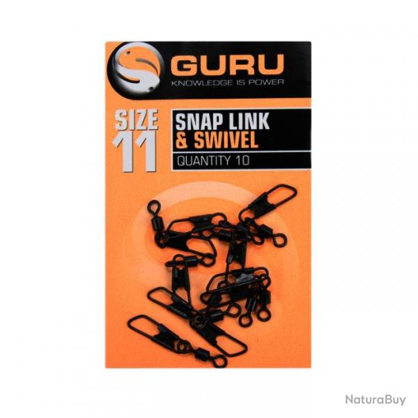 Emerillon Guru 11 Snap Link + Swivel