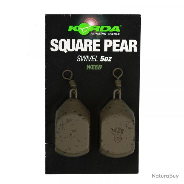Plombs Korda Square Pear Swivel X2 70G