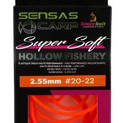 Elastique Sensas Hollow Fishery Super Soft 2,55MM