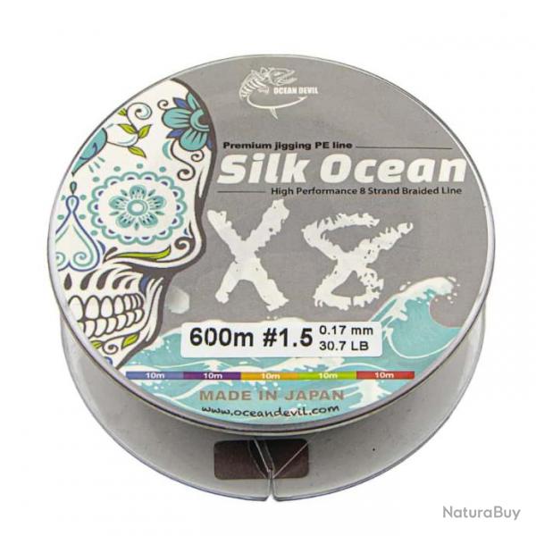 Tresse Ocean Devil Silk Ocean PE line 600m 30,7lb