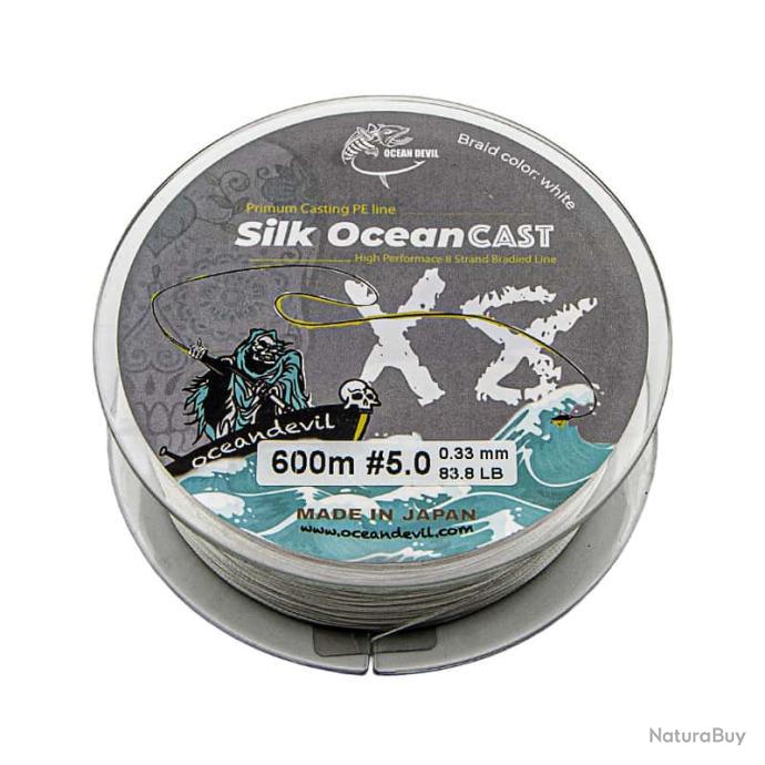 Tresse Ocean Devil Silk Ocean Cast 600m 83,8lb - Nylons - Tresses