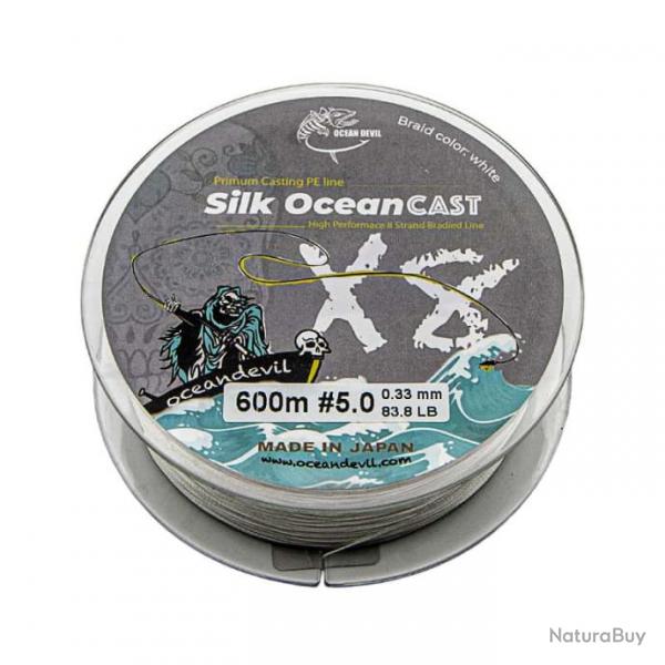 Tresse Ocean Devil Silk Ocean Cast 600m 83,8lb