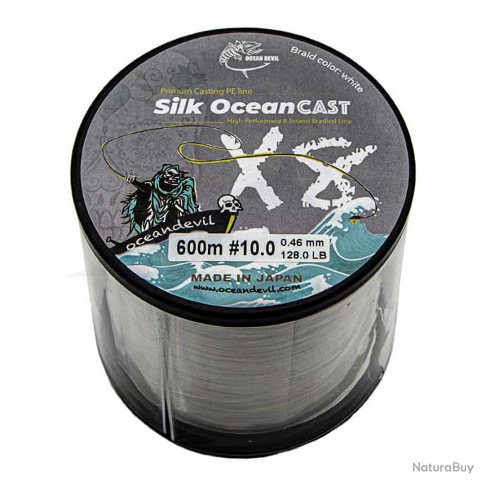 Tresse Ocean Devil Silk Ocean Cast 600m 128lb - Nylons - Tresses