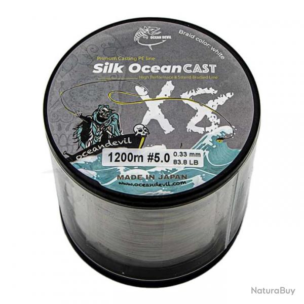 Tresse Ocean Devil Silk Ocean Cast 83,8lb 1200m