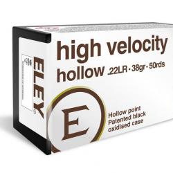 Munitions ELEY High Velocity Hollow Point cal. 22 LR