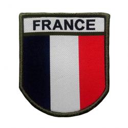 Ecussons brodé France réglementaire Blanc