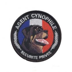 Ecusson Sécurité Agent Cynophile - Maître Chien Rottweiler