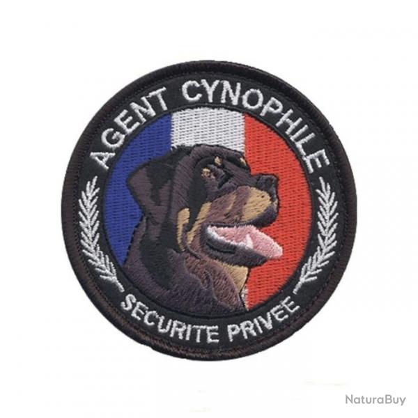 Ecusson Scurit Agent Cynophile - Matre Chien Rottweiler
