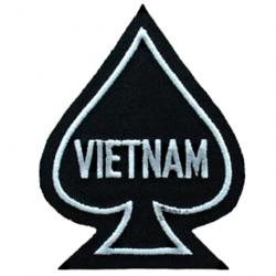 Patch US - As de pique Vietnam Noir