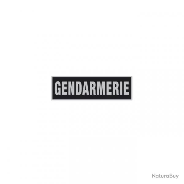 Bande Gendarmerie Rflchissante - 2 x 10 cm Noir