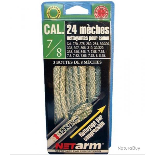 Pack 24 mches vertes - Calibres 7  8 mm