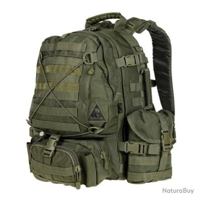 ARES COUGAR 45L Rucksack, Armee-Grün, Nylon – Militärischer Daypack Für Outdoor, Trekking & Camping