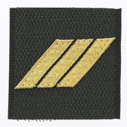 Grade / Galon de poitrine Gendarmerie Mobile Maréchal des logis Chef Souple