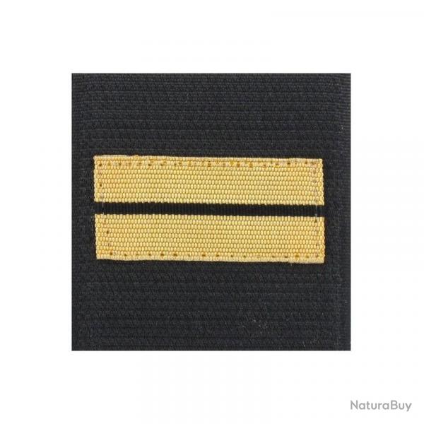 Grade / Galon de poitrine Gendarmerie Mobile Lieutenant Souple