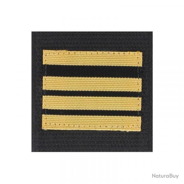 Grade / Galon de poitrine Gendarmerie Mobile Commandant Souple