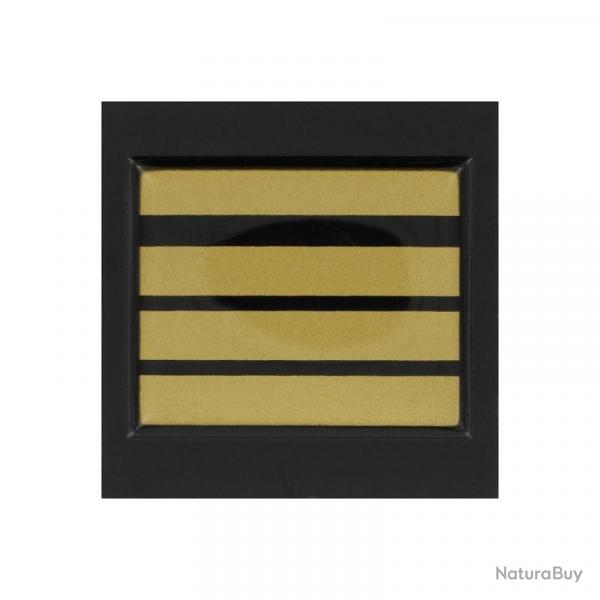 Grade / Galon de poitrine Gendarmerie Mobile Commandant Rsine