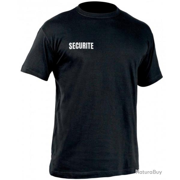 Tee shirt Scurit Noir 100 Coton