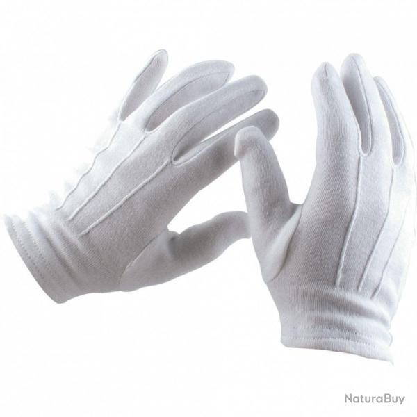 Gants blancs de crmonie 2XL Blanc