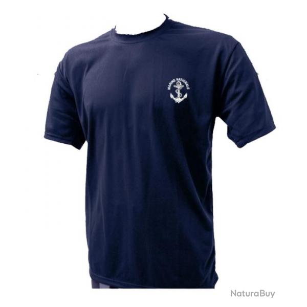 Tee shirt Srigraphi Marine Nationale Bleu Marine