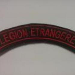 Ecusson de bras Demi-lune Légion étrangère Rouge