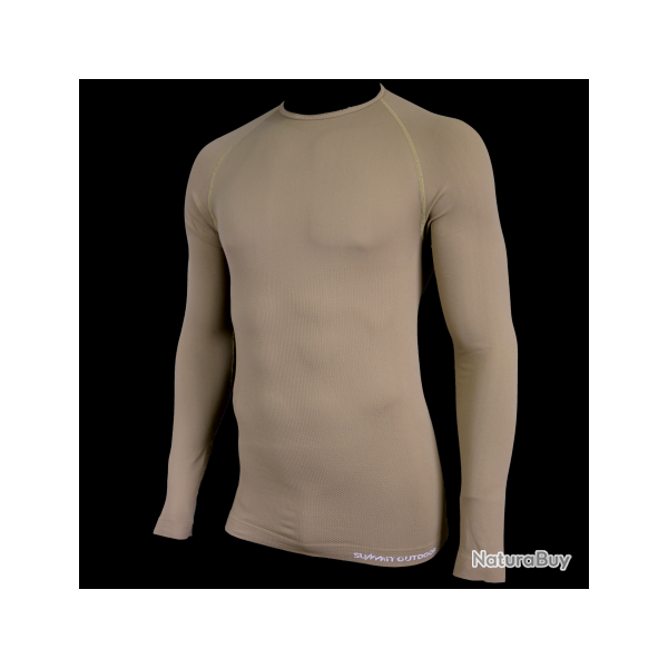 Tee shirt Atacama Technical Line Climat tempr Beige