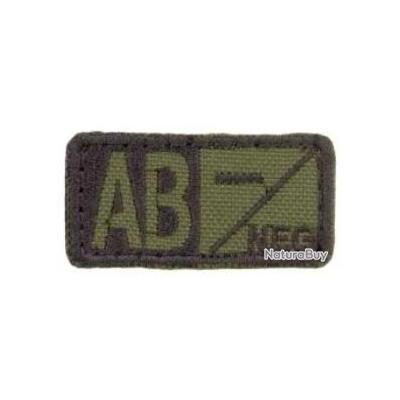 LALAFINA 2 Pièces Patch Groupe Sanguin Camouflage - Badges Militaires B Positif Nylon Auto-agrippant