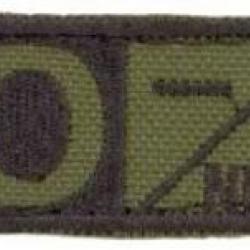 Patch Groupe Sanguin - Condor Vert O neg
