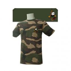 Tee shirt militaire brodé Légion Cam CE