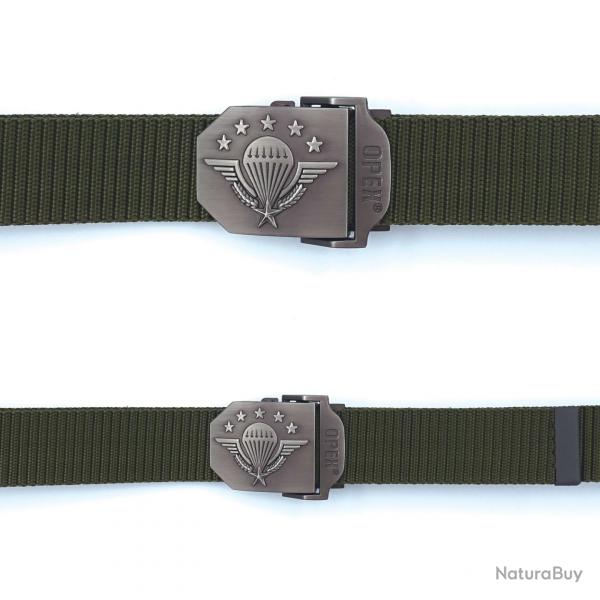 Ceinture boucle grave PARA Vert