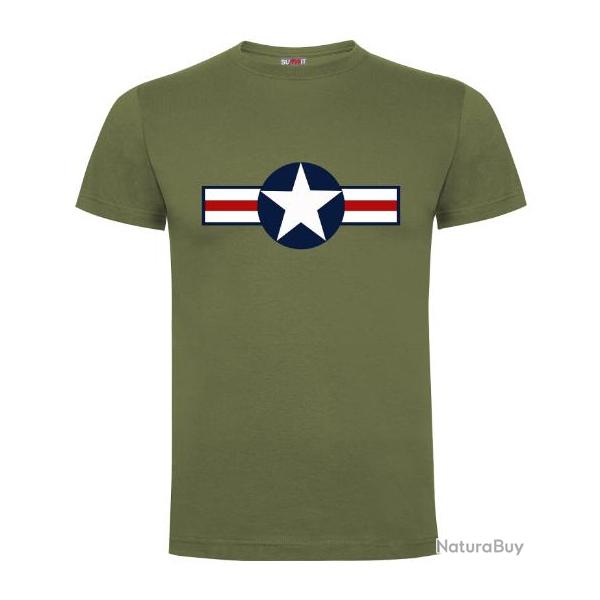 Tee shirt Air Force Vert
