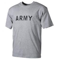Tee-shirt imprimé "ARMY" Gris - MFH S Gris