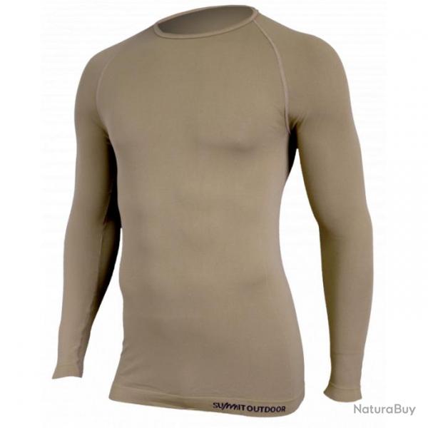 Tee shirt Sahara Active Line Temps Chaud Beige