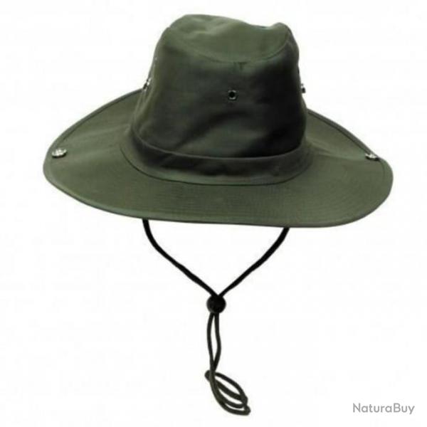 Chapeau de brousse  Large bord Vert