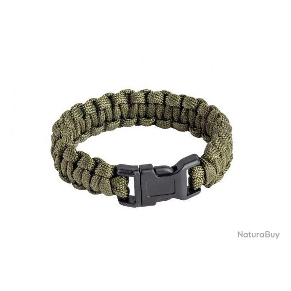 Bracelet Paracorde de survie Vert M