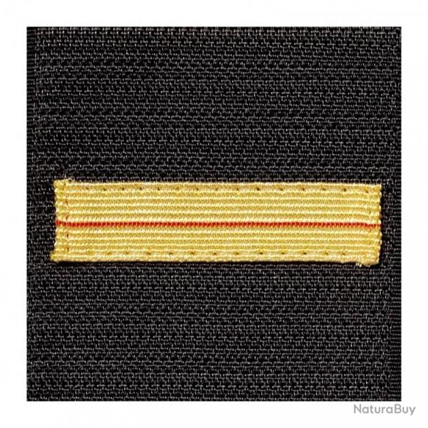 Grade / Galon de Poitrine Gendarmerie Départementale Adjudant Souple