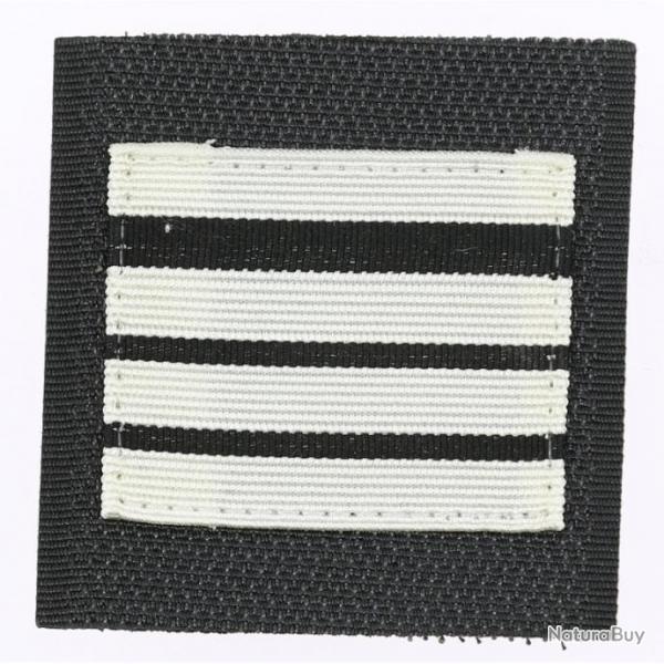 Grade / Galon de Poitrine Gendarmerie Dpartementale Commandant Souple
