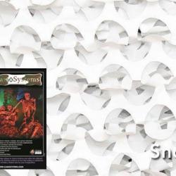 Filet de camouflage Anti-feu "Crazy Camo" Blanc/Gris Blanc 2,4x3m
