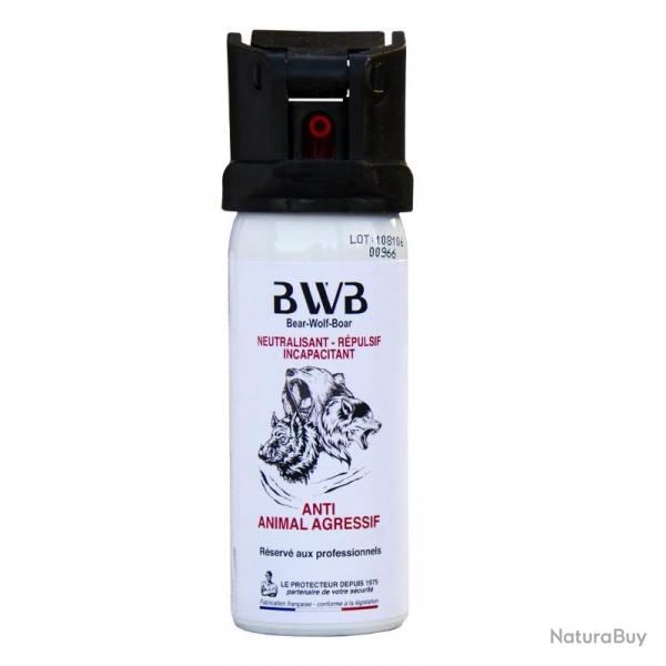 Bombe lacrymogne Gel poivre 50ml - "BWB" Anti Animaux