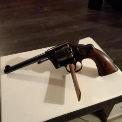 Rare revolver , colt US NAVY , modèle 1889 , Cal 38 .
