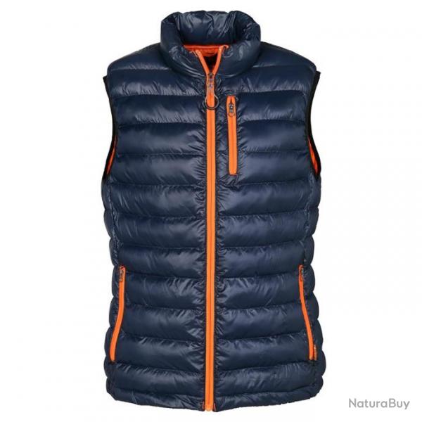 GILET MATELASSE TREKKING BLEU