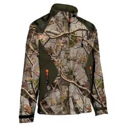 BLOUSON CHASSE SOFTSHELL GHOSTCAMO FOREST FOEV