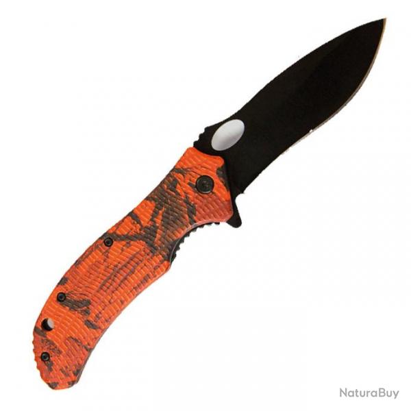 COUTEAU PLIANT CAMO ORANGE KAMO TU CAKA